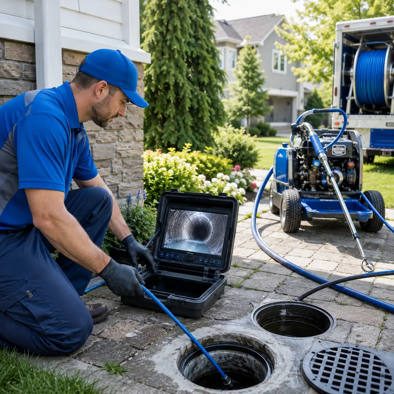 Outdoor drain cleaning professionals serving Columbia City, OR