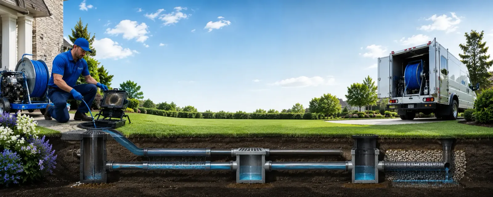 Outdoor drain cleaning information for Columbia City, OR